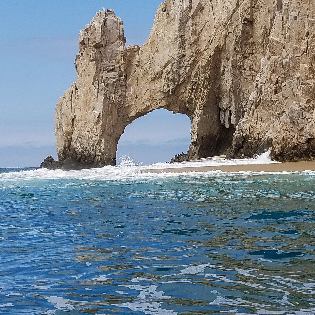 Destination view of Cabo San Lucas. The Arch of Cabo San Lucas