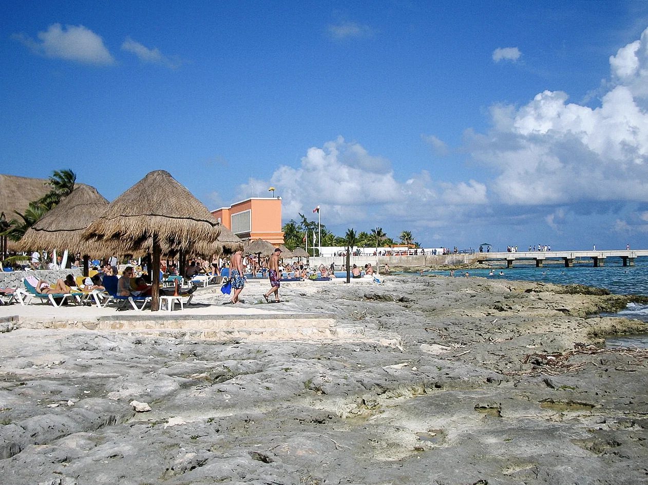 Destination view of Costa Maya. Costa maya beach