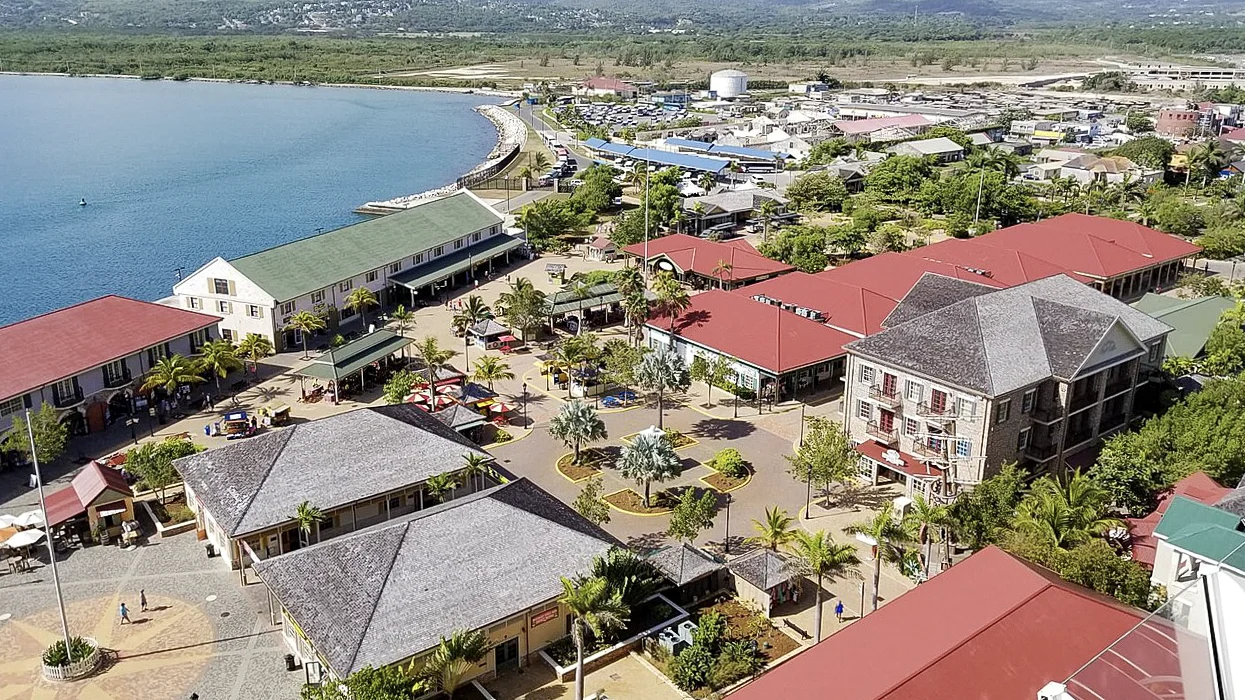 Destination view of Falmouth. Falmouth, Jamaica I