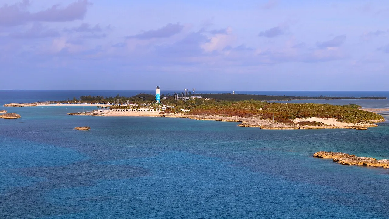 Destination view of Great Stirrup Cay. Great Stirrup Cay 2024