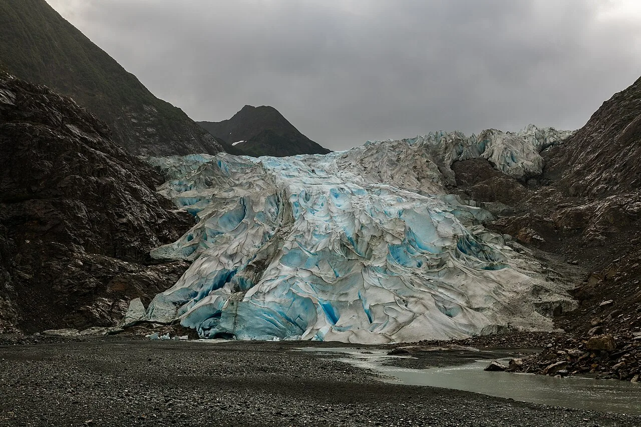 Destination view of Haines. Glaciar Davidson, Haines, Alaska, Estados Unidos, 2017-08-18, DD 55