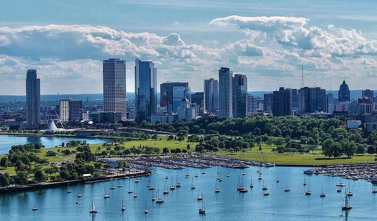 Destination view of Milwaukee. Milwaukee June 2026 (cropped)