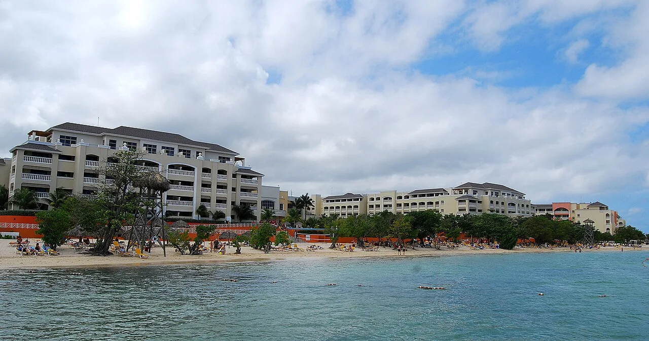 Destination view of Montego Bay. Iberostar Rose Hall Beach, Montego Bay, Jamaica 2011