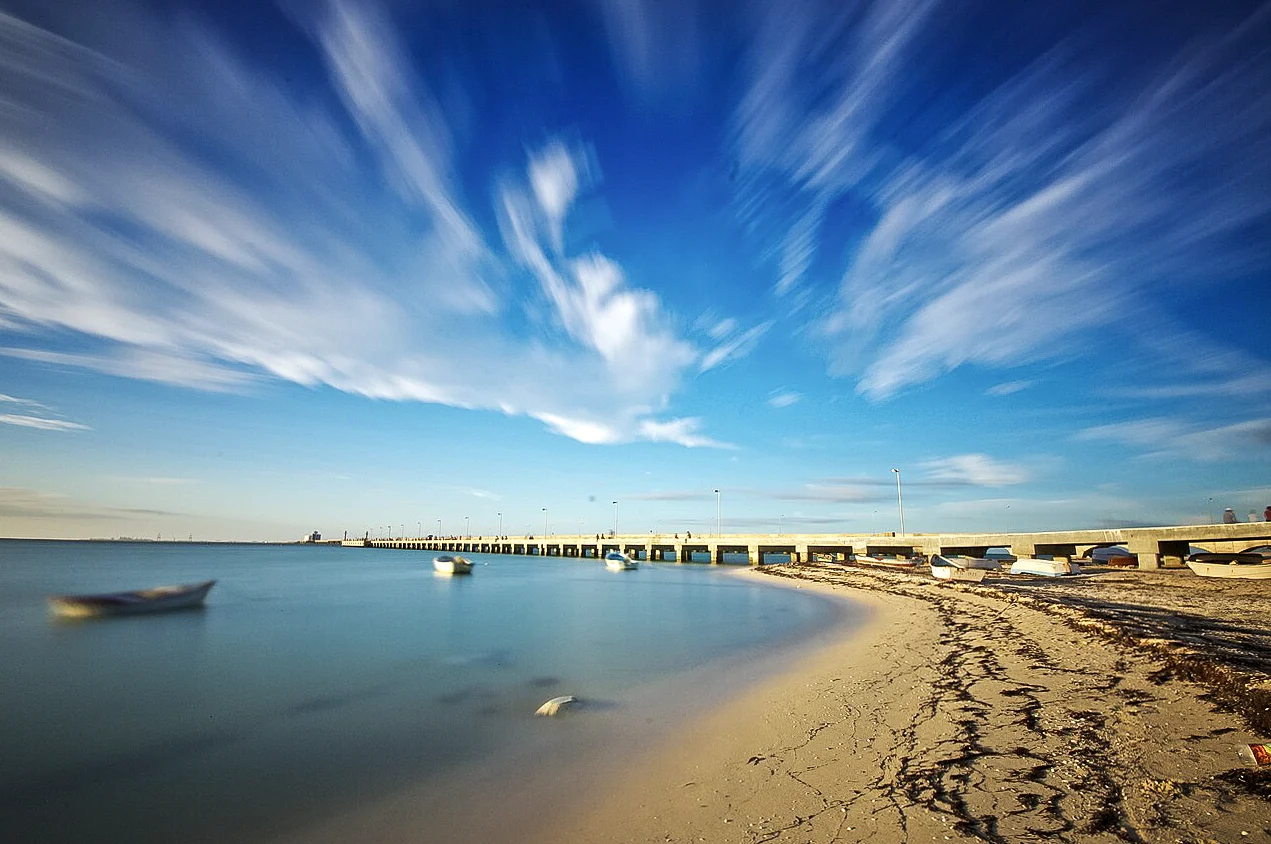 Destination view of Progreso. Progreso, Yucatan