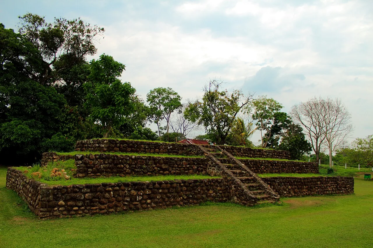 Destination view of Puerto Chiapas. Izapa chiapas