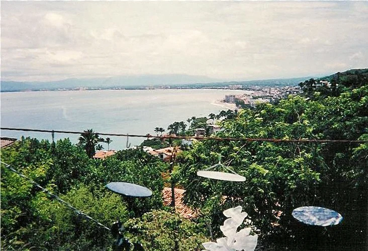 Destination view of Puerto Vallarta. Puerto Vallarta waterfront