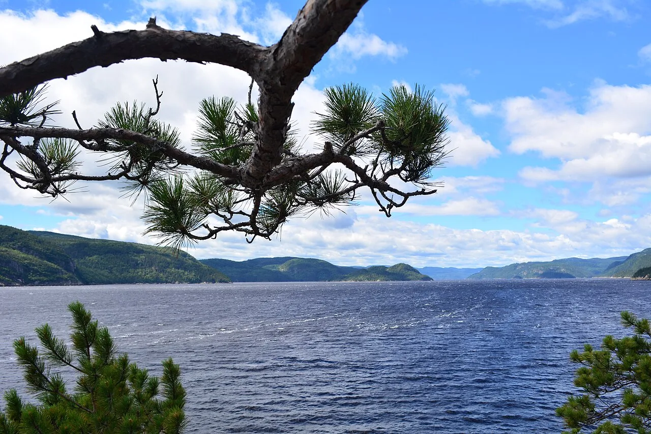 Destination view of Saguenay. Fjord Saguenay 3