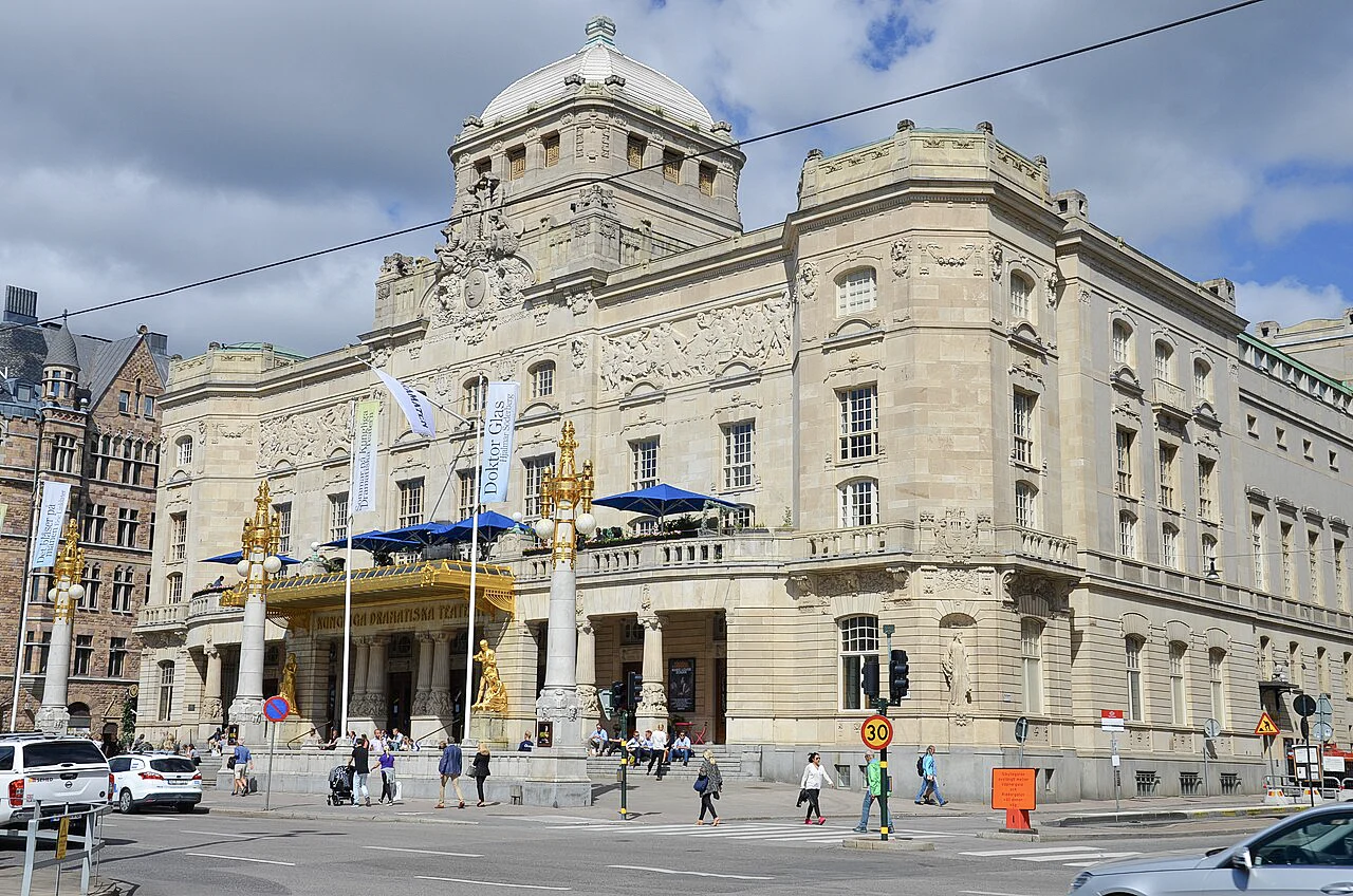 Destination view of Stockholm. Royal Dramatic Theatre Stockholm