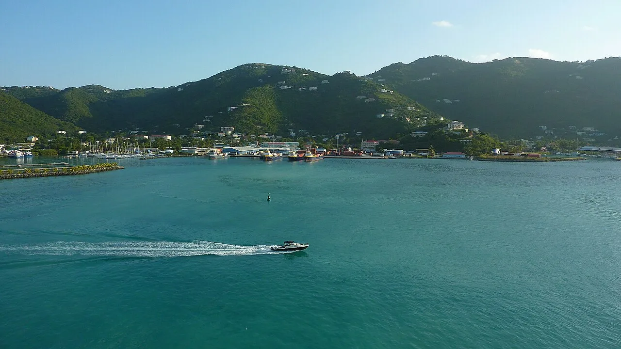 Destination view of Tortola. Road Town, Tortola BVI -2