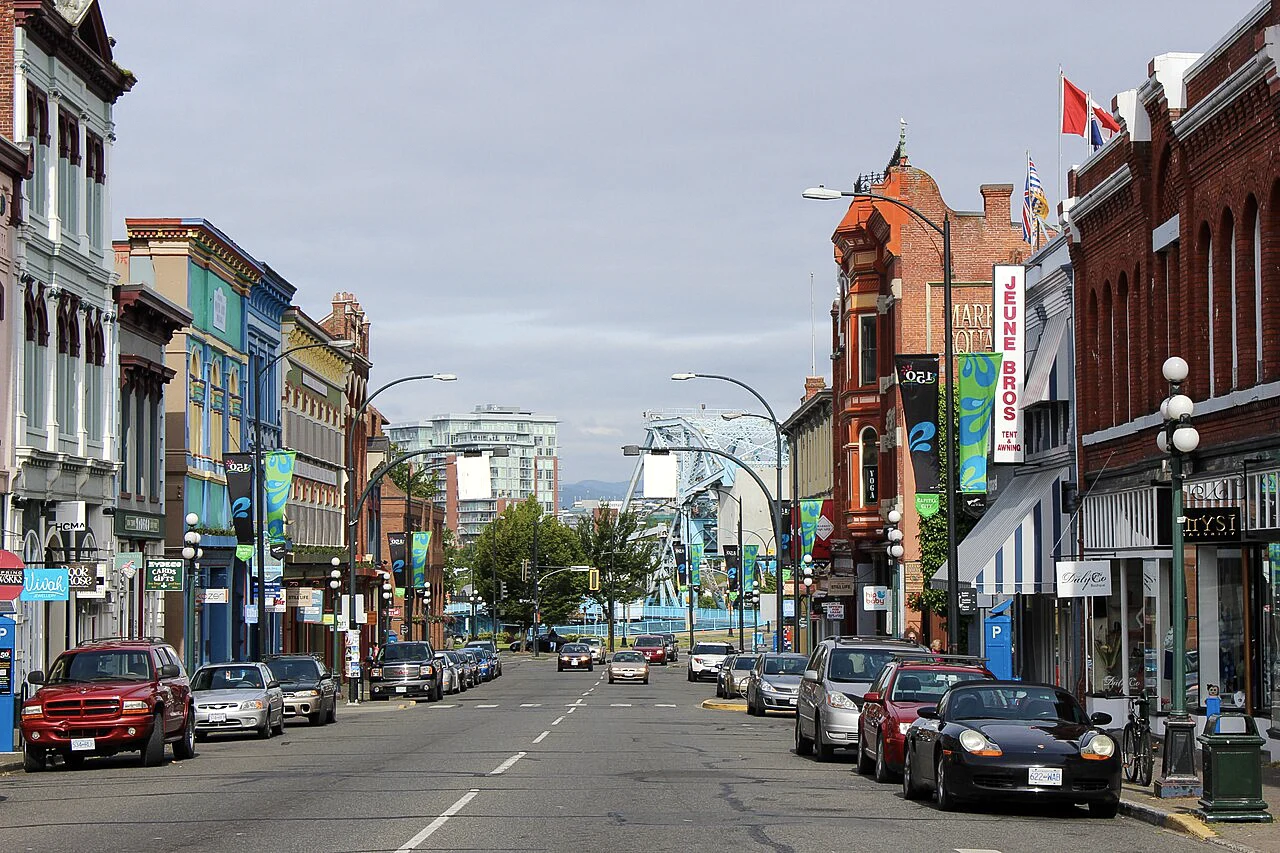 Destination view of Victoria. Victoria BC, Canada (Johnson Street) - panoramio